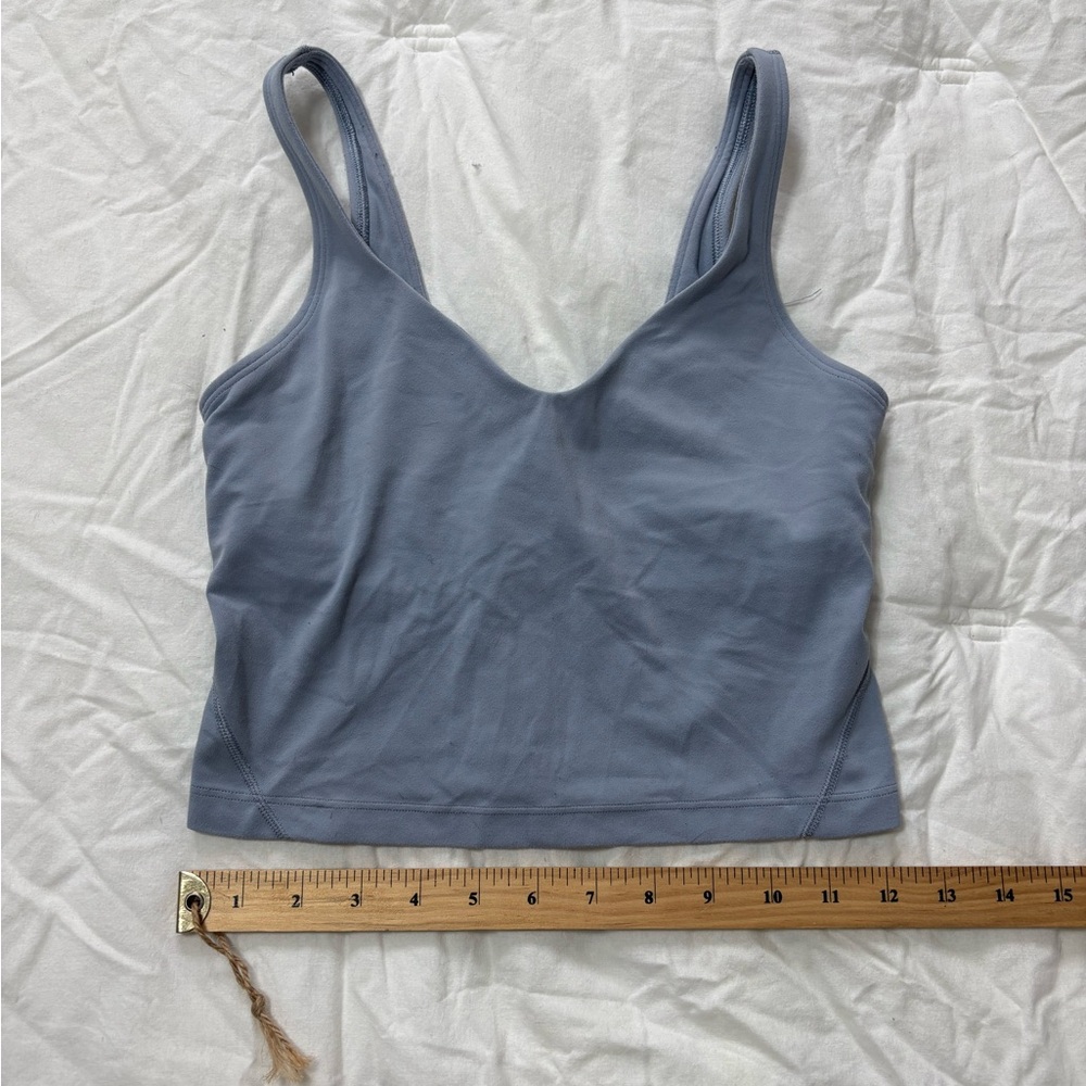 lululemon athletica Light Blue cropped align Tank Top